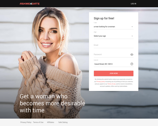 Ask Me 4 Date Logo